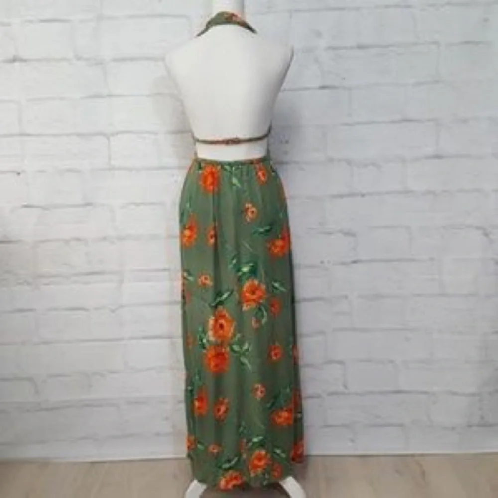 ILLA ILLA Tropical Halter Maxi Dress - Picture 2 of 5